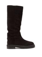Jimmy Choo - Trek-sole Suede Knee-high Boots - Womens - Black