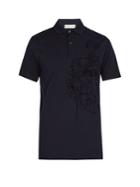 Etro Embossed-crest Cotton Polo Shirt