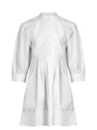Chloé Balloon-sleeved Cotton Mini Dress