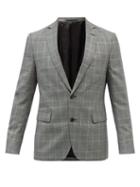Mens Rtw Officine Gnrale - 375 Prince Of Wales-check Wool Suit Jacket - Mens - Black Print