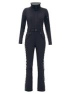 Matchesfashion.com Perfect Moment - Aspen Zigzag-panel Soft-shell Ski Suit - Womens - Black