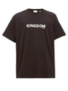 Matchesfashion.com Burberry - Kingdom Print Cotton T Shirt - Mens - Black