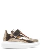Alexander Mcqueen Raise-sole High-top Leather Trainers