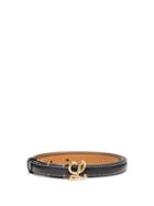 Matchesfashion.com Loewe - L-buckle Leather Belt - Womens - Black