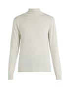 Matchesfashion.com Oliver Spencer - Merino Wool Roll Neck Sweater - Mens - Cream