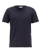 Matchesfashion.com Folk - Assembly Logo-patch Cotton T-shirt - Mens - Navy