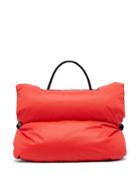 Matchesfashion.com Valextra - Reversible Mini Puffer Bag Jacket - Womens - Red Navy