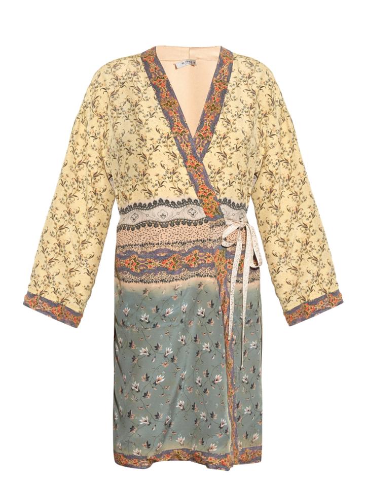 Etro Reversible Tie-waist Silk Jacket