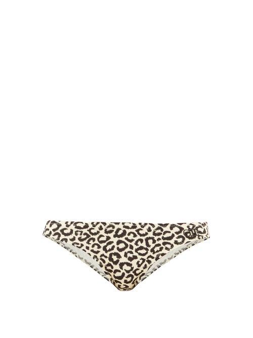 Matchesfashion.com Solid & Striped - The Eva Low-rise Leopard-print Bikini Briefs - Womens - Leopard