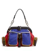Matchesfashion.com Marni - Zip Pocket Nylon Bag - Womens - Blue Multi