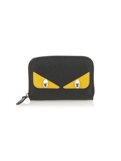 Fendi Bag Bugs Mini Zip-around Wallet