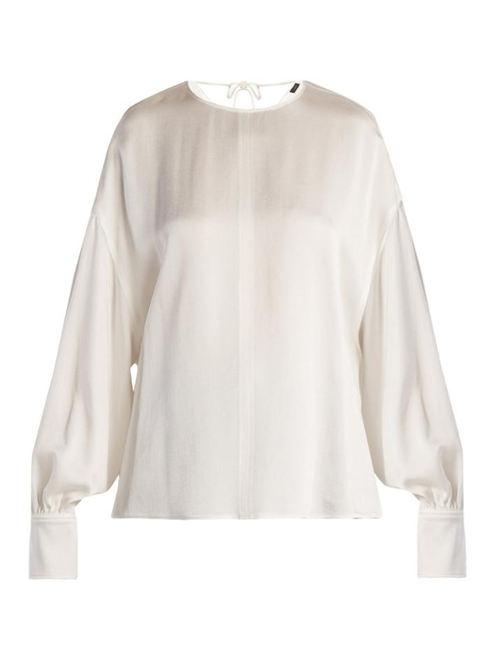 Joseph Knox Crepe Satin Blouse