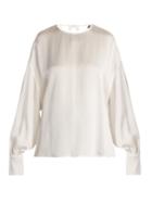 Joseph Knox Crepe Satin Blouse