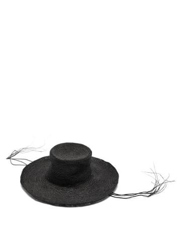 Matchesfashion.com Greenpacha - Tulum Toquilla Straw Hat - Womens - Black