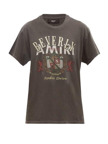 Matchesfashion.com Amiri - Beverly Hills Cotton T Shirt - Mens - Black