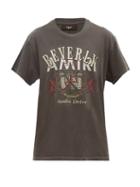 Matchesfashion.com Amiri - Beverly Hills Cotton T Shirt - Mens - Black