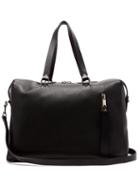 Matchesfashion.com Burberry - Grained Leather Holdall - Mens - Black