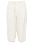 Matchesfashion.com Marni - Cropped Cotton Trousers - Mens - White