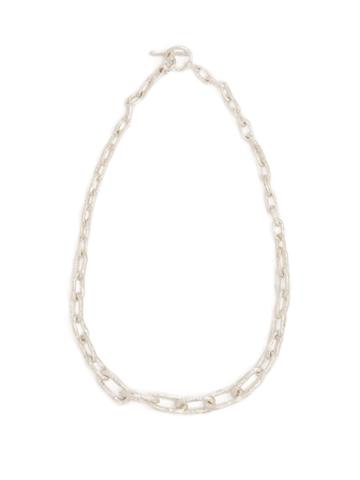 Pearls Before Swine Chain Link Choker Necklace