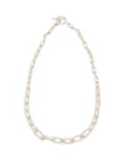 Pearls Before Swine Chain Link Choker Necklace