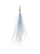 Matchesfashion.com Hillier Bartley - Feather Drop Single Earring Charm - Womens - Blue