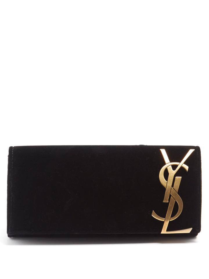 Saint Laurent Smoking Velvet Clutch