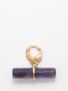 Pascale Monvoisin - Iman Diamond, Iolite & 9kt Gold Charm - Womens - Blue Gold