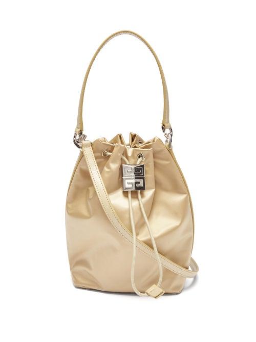 Givenchy - 4g Light Satin Bucket Bag - Womens - Beige