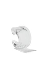 Annika Inez - Crescent Glass Single Ear Cuff - Womens - Clear