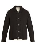 By Walid Frayed-edge Linen Jacket