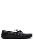 Matchesfashion.com Quoddy - Camp Driver Leather Loafers - Mens - Blue