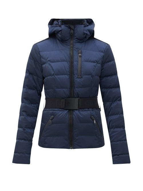 Matchesfashion.com Goldbergh - Soldis Quilted Down Jacket - Womens - Dark Navy