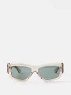 Port Tanger Eyewear - Kaswara D-frame Acetate Sunglasses - Mens - Grey