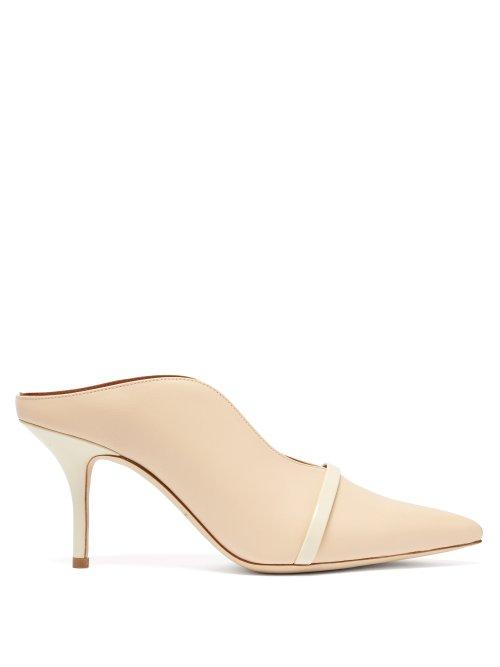 Matchesfashion.com Malone Souliers - Constance Leather Mules - Womens - Cream