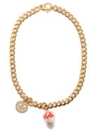 Joolz By Martha Calvo - Mushroom Pearl & 14kt Gold-plated Chain Necklace - Womens - Multi