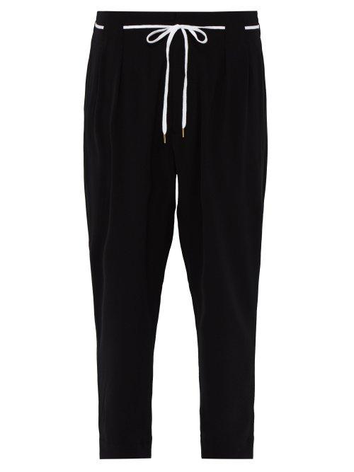 Matchesfashion.com Sasquatchfabrix - Nanpou Tapered Trousers - Mens - Black