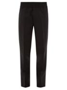 Matchesfashion.com Acne Studios - Ryder Elasticated Waist Wool-blend Trousers - Mens - Black
