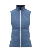 Matchesfashion.com Falke - Caro Zip Up Technical Shell Gilet - Womens - Blue