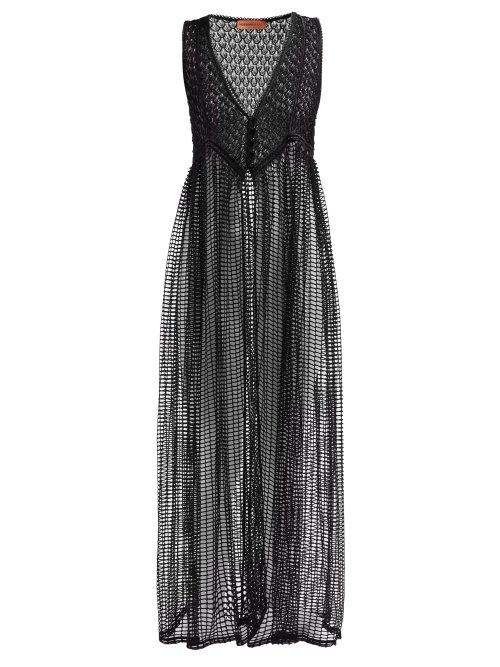 Matchesfashion.com Missoni Mare - Mesh Cover Up - Womens - Black