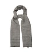 Alexander Mcqueen Prince Of Wales-checked Wool Scarf