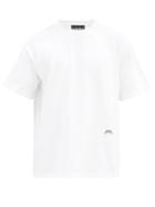 Matchesfashion.com A-cold-wall* - Logo-embroidered Cotton-jersey T-shirt - Mens - White