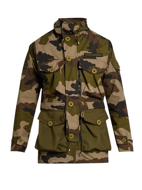 Mastercraft Union Camouflage-print Hooded Jacket