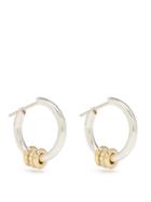 Matchesfashion.com Spinelli Kilcollin - Ara Diamond, Silver & Yellow Gold Earrings - Womens - Gold