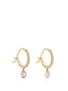 Matchesfashion.com Raphaele Canot - Set Free Sapphire & Diamond Hoop Earrings - Womens - Gold