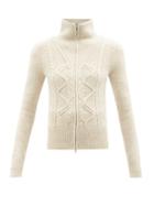 Isabel Marant - Dixon Zipped Wool-blend Sweater - Womens - Ivory