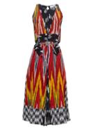 Altuzarra Parrot Ikat-print Silk Midi Dress