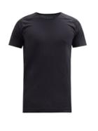 Matchesfashion.com Falke Ess - Raglan-sleeve Jersey T-shirt - Mens - Black