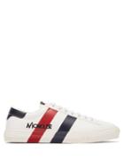 Matchesfashion.com Moncler - Montpellier Leather Trainers - Mens - White