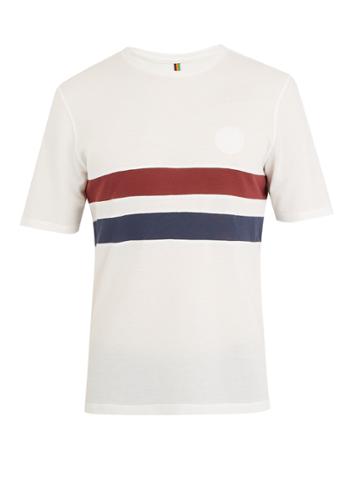 Iffley Road Cambrian Striped-piqu Running T-shirt