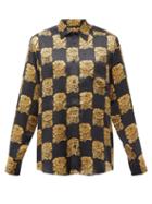 Nanushka - Kaleb Floral-print Twill Shirt - Mens - Black Print